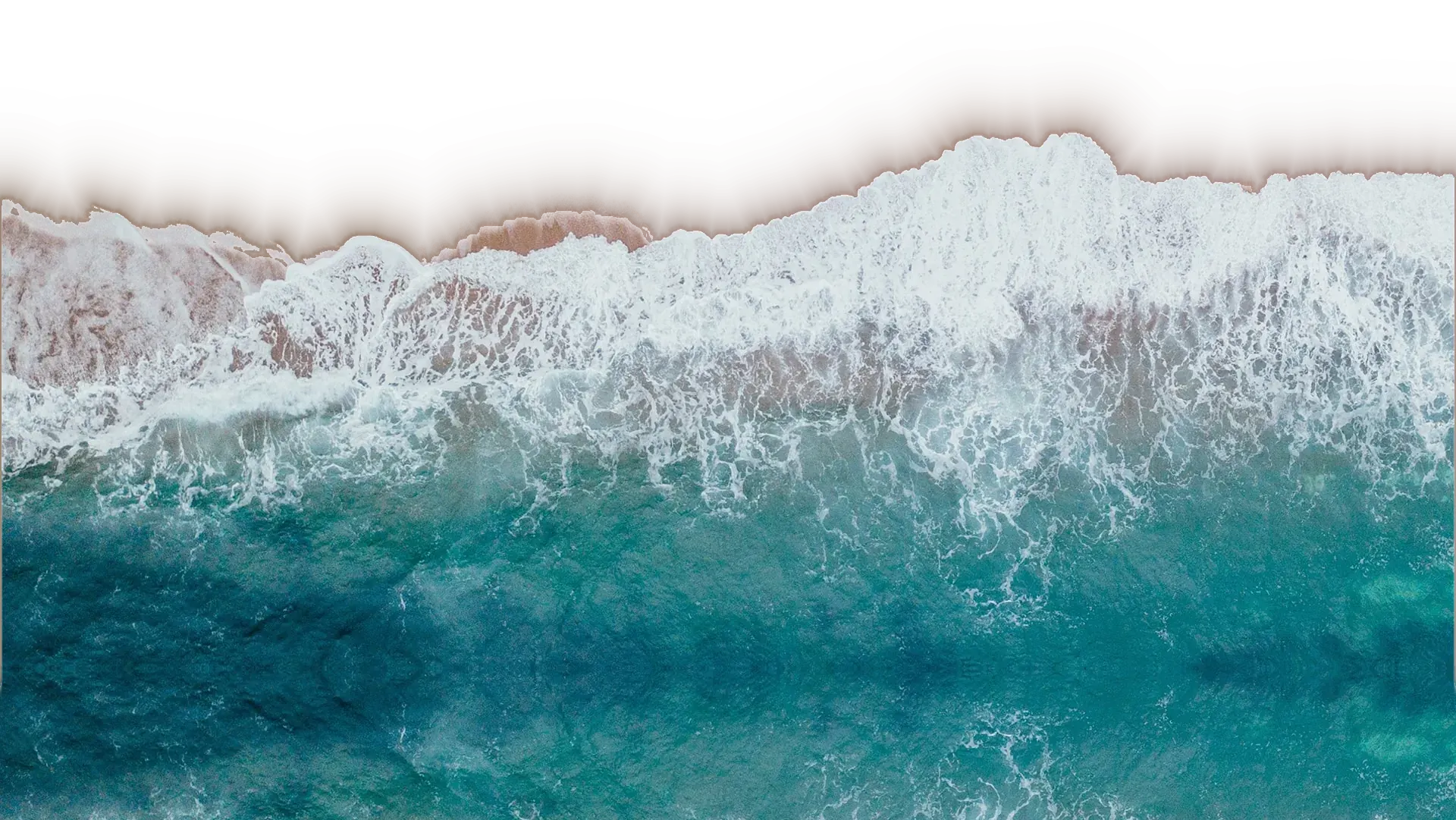 The sea and its foam